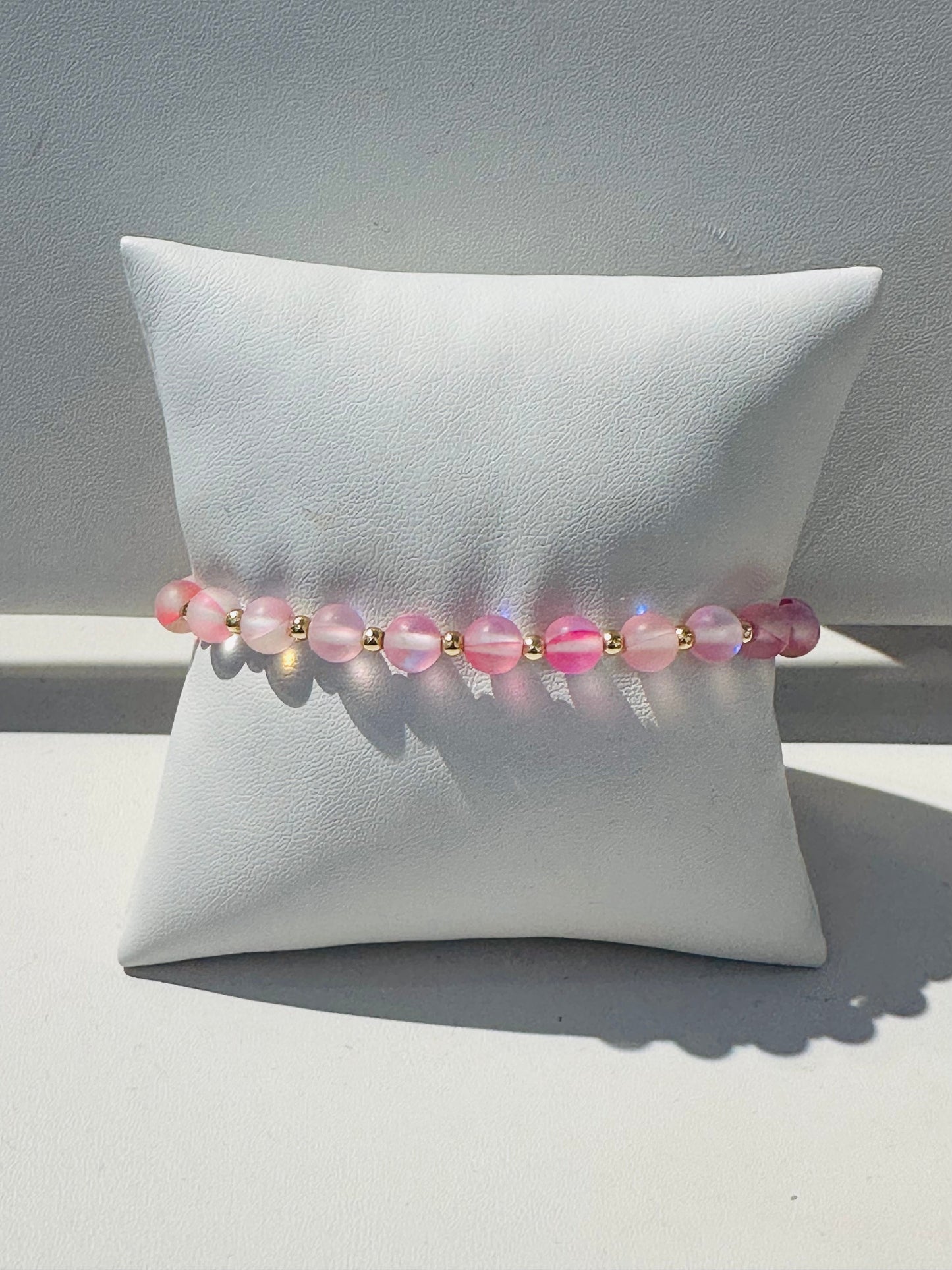 Semi precious stretch bracelet