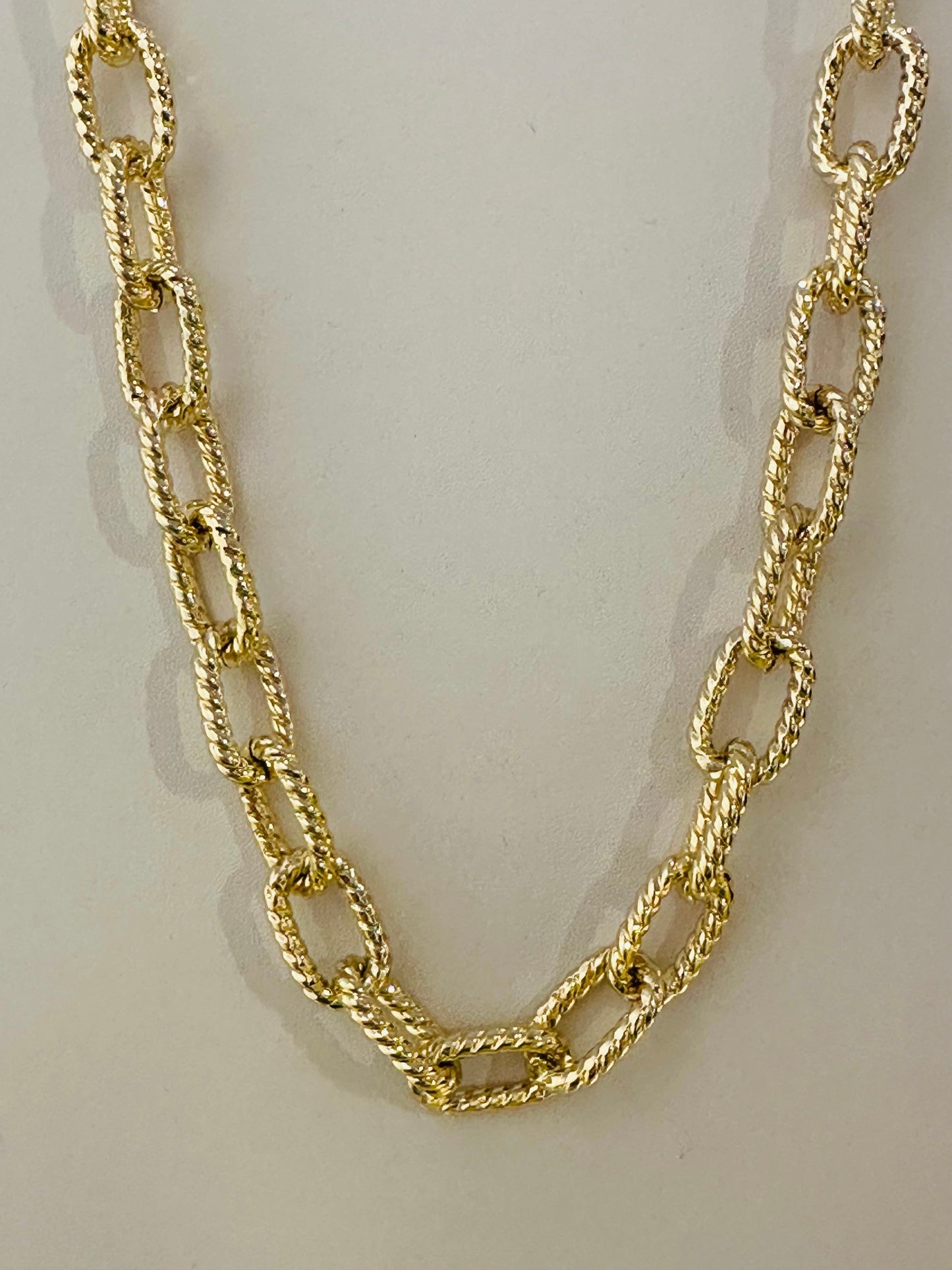 Braided link chain