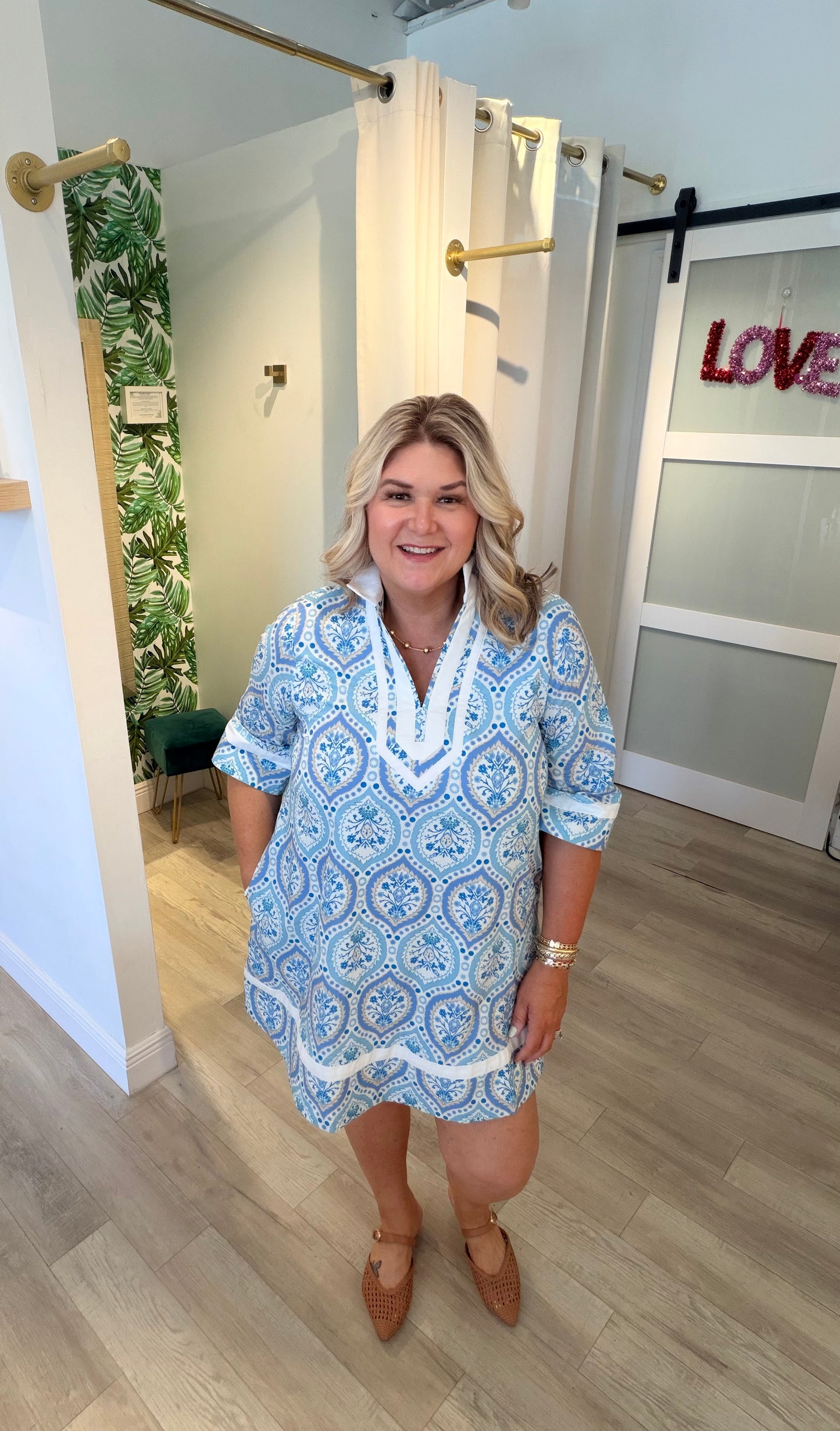 Seabreeze Medallion Dress