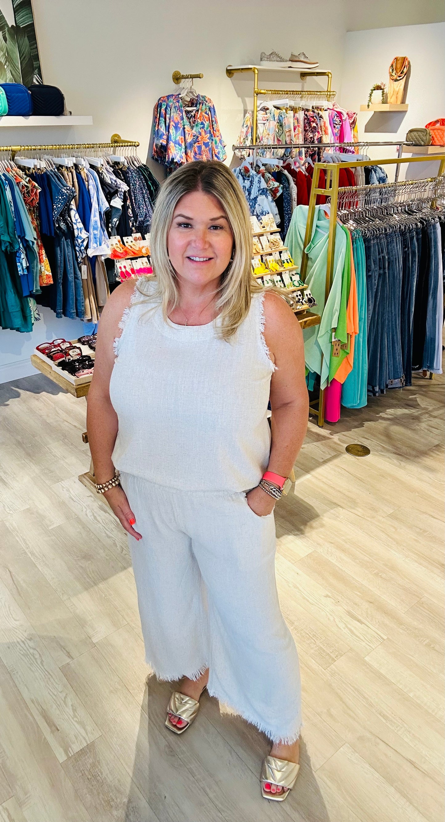 Oatmeal Summer Linen