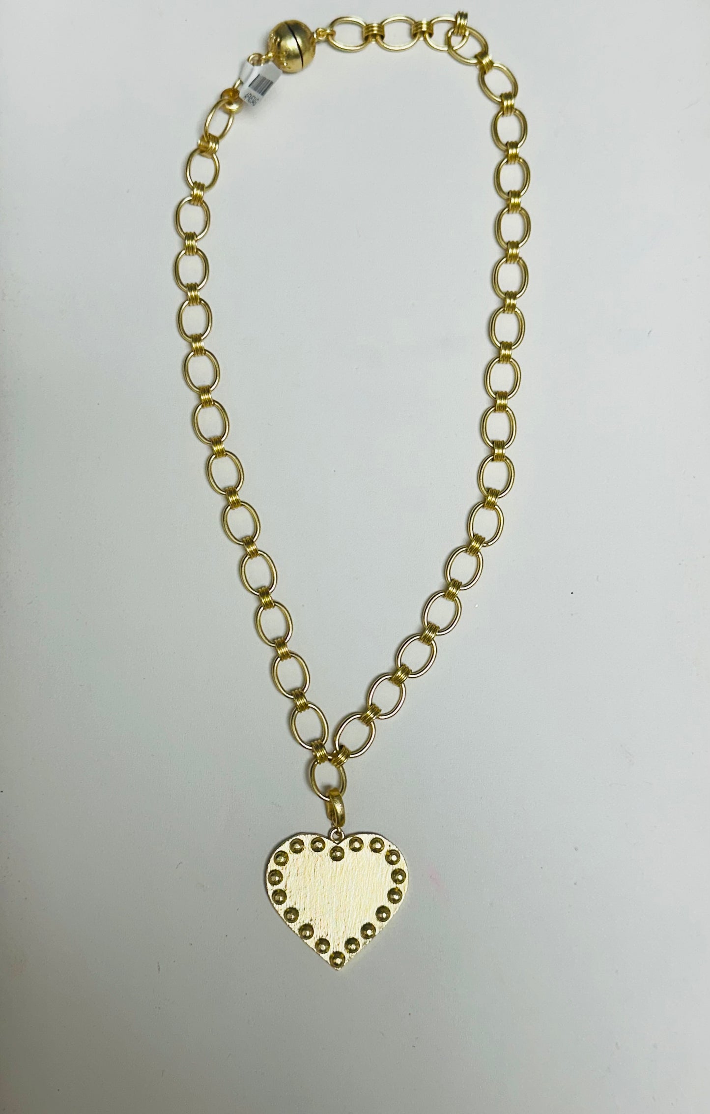 Studded Heart Pendent