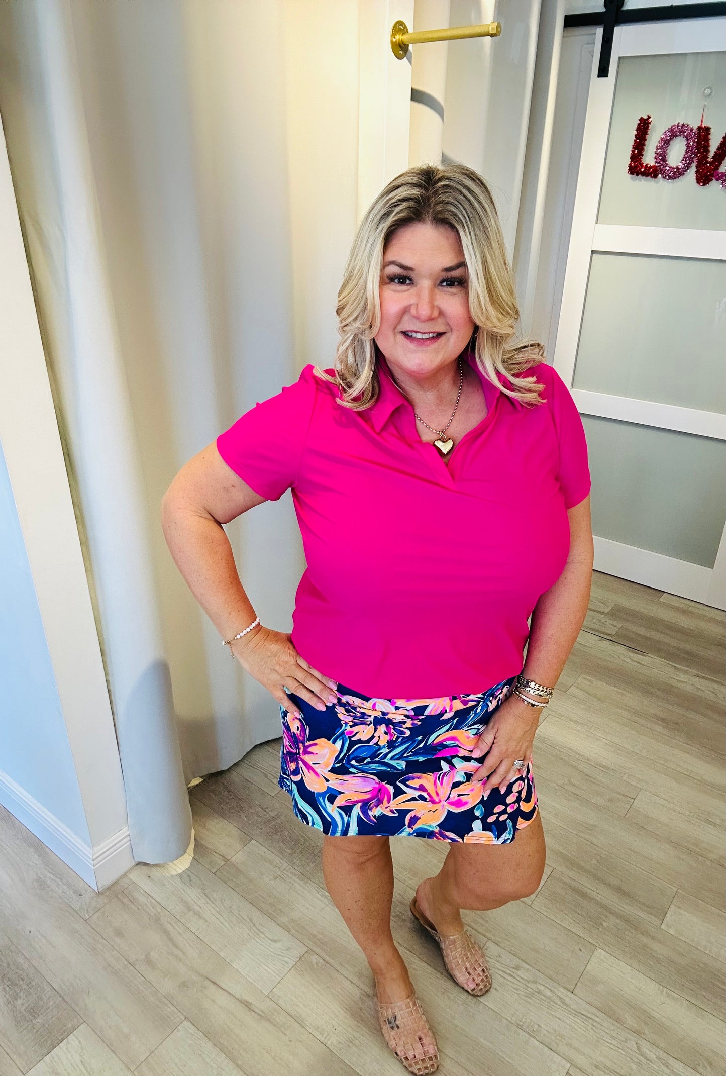 Orchid Oasis Skort
