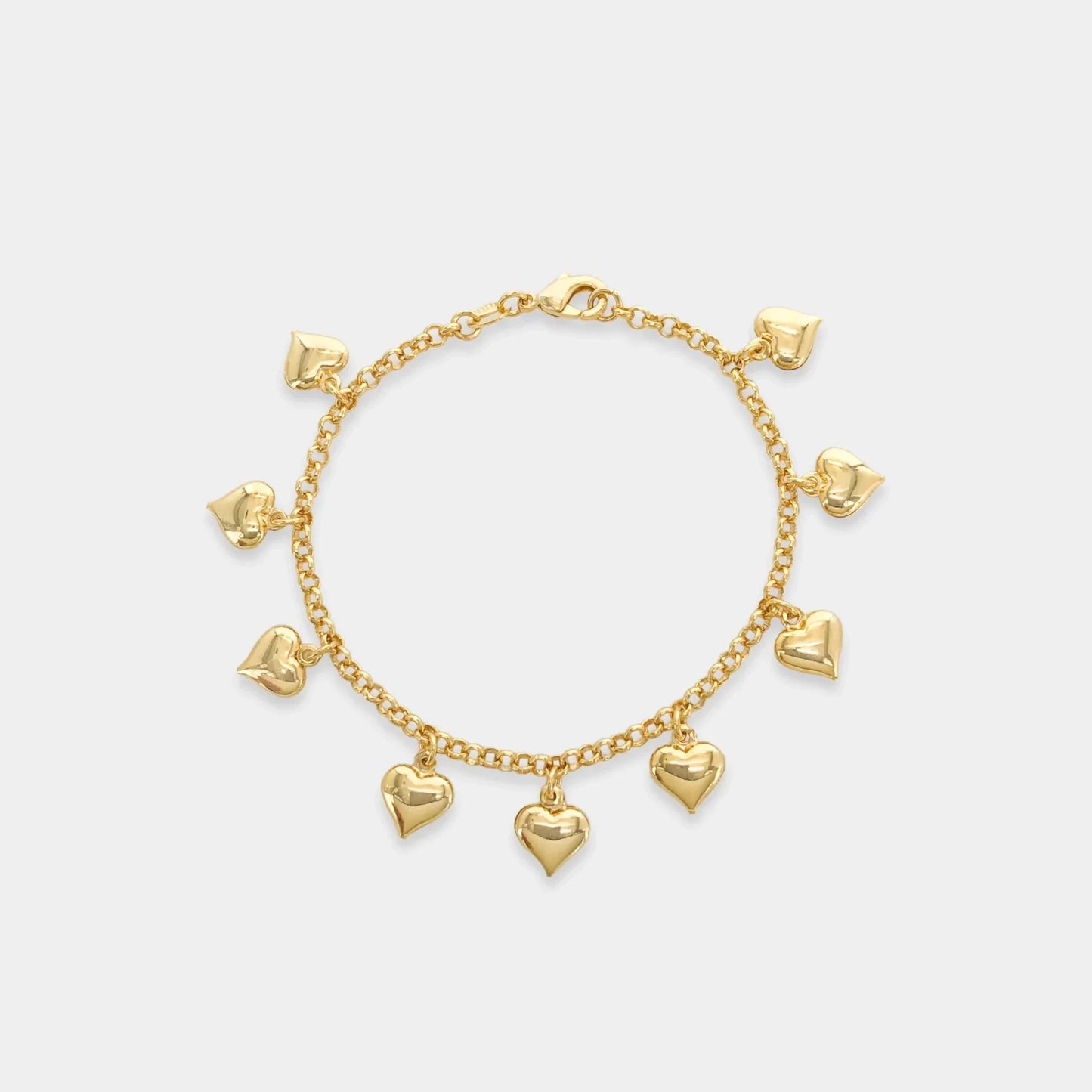 Puff Heart Bracelet