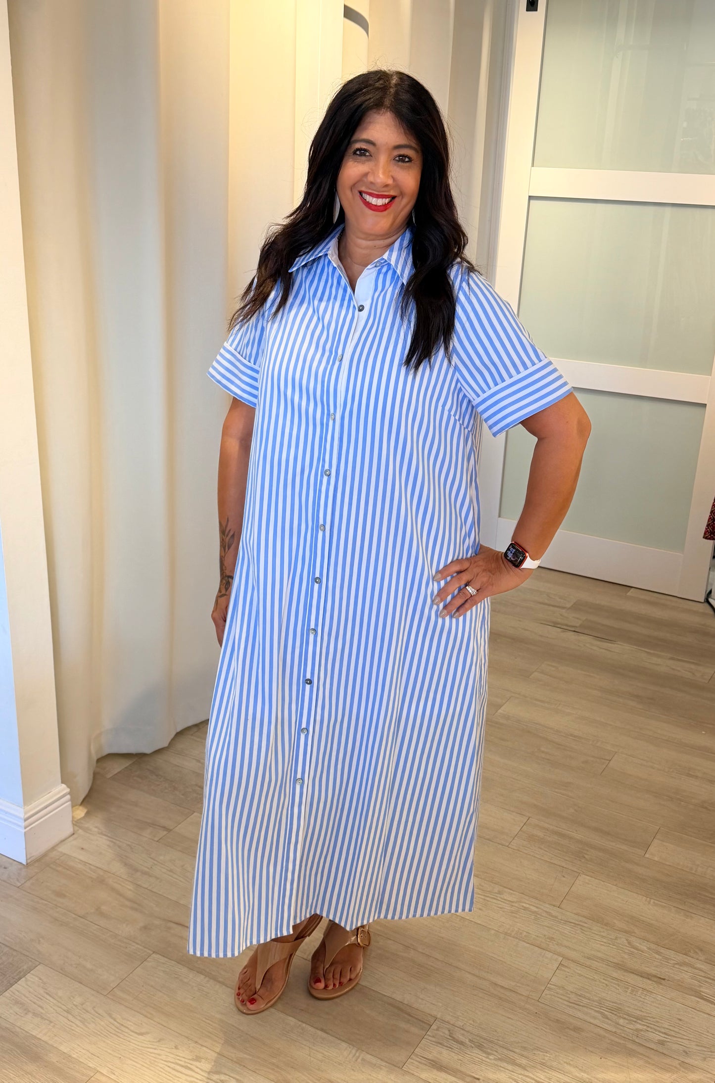 The Seaside Stripe Dress