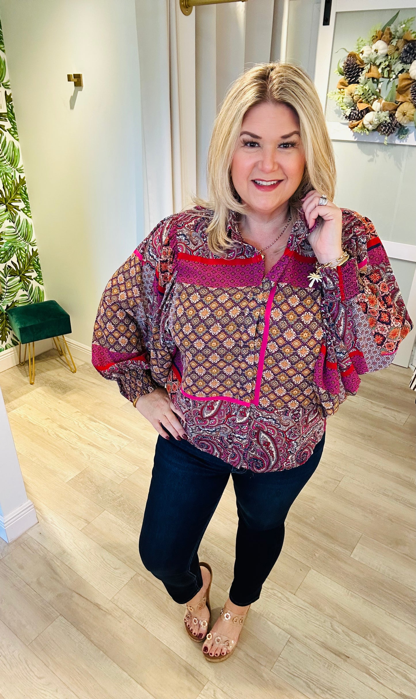 Bohemian Tapestry Top