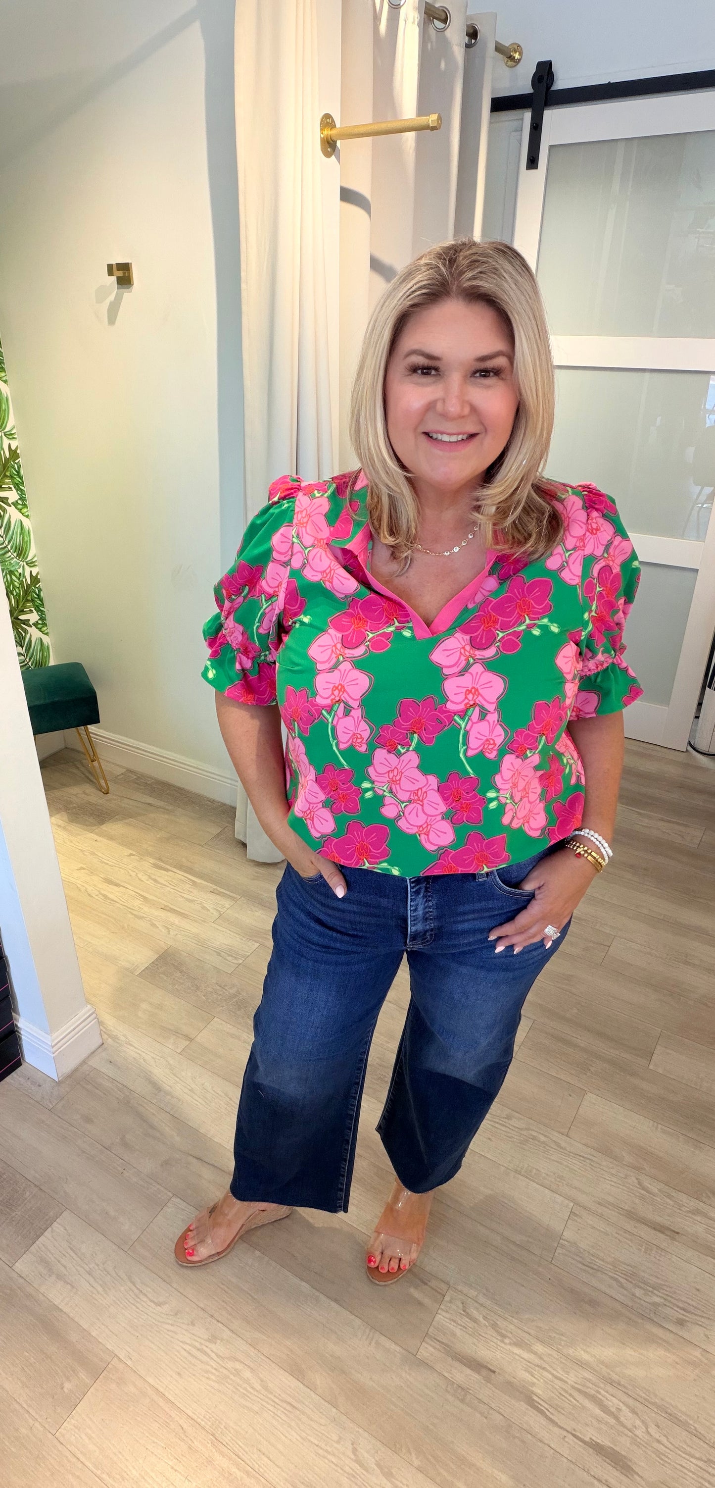 The Orchid Reverie Top