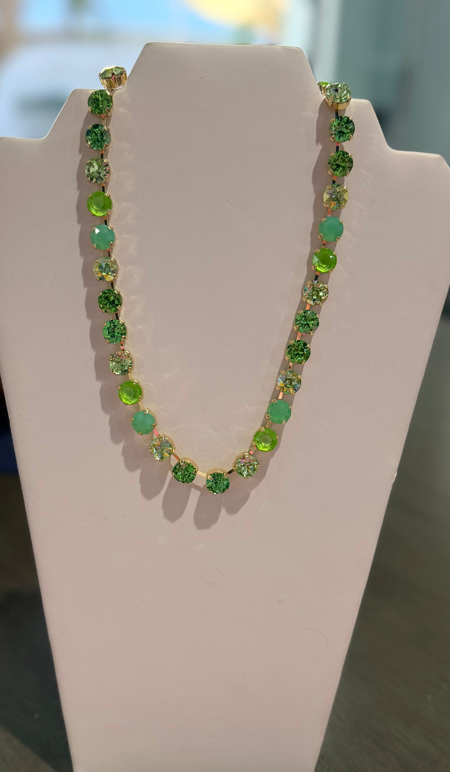 Candy Colored Stone Necklacces