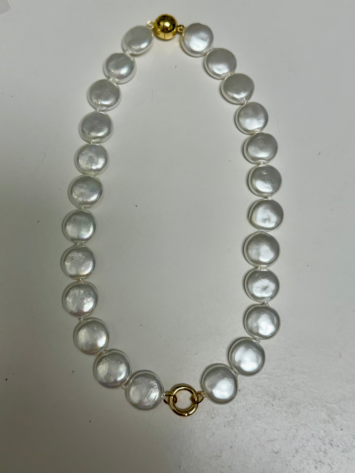 Flat Pearls Necklace