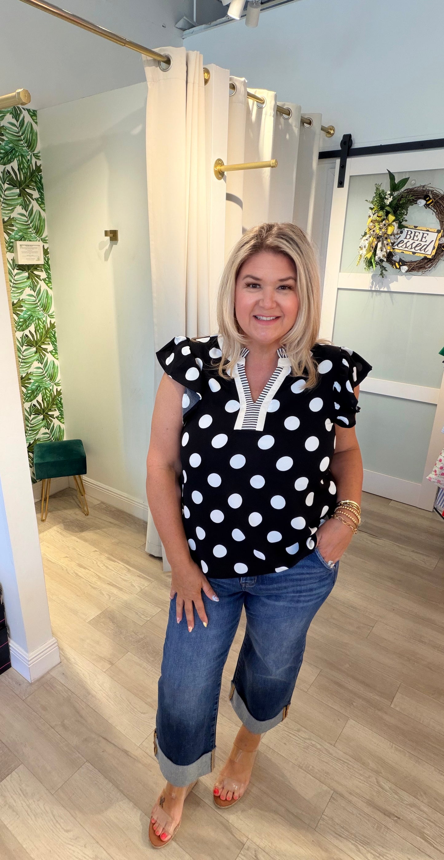 Portside Polkadot Top