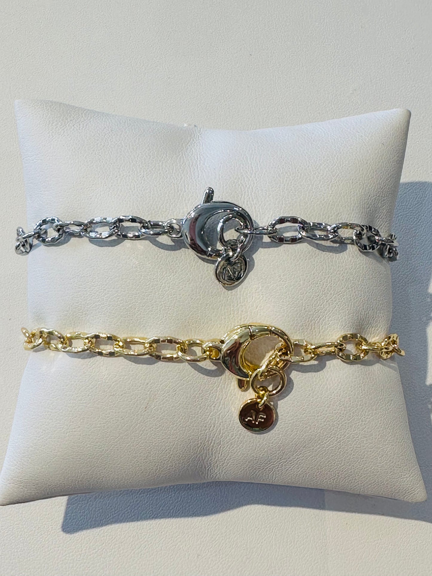 Diamond Cut Link Bracelet