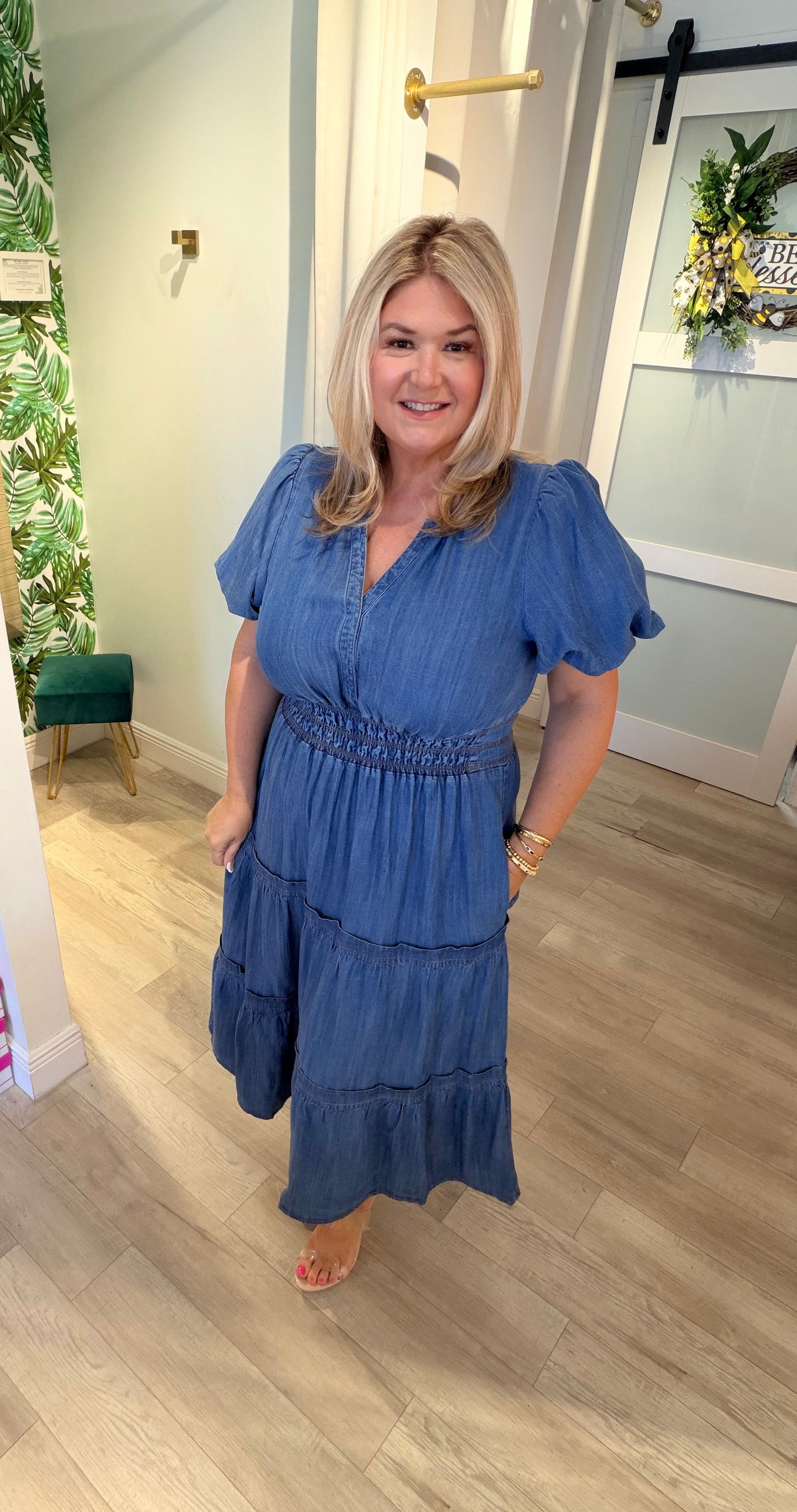 The Darla Denim Dress