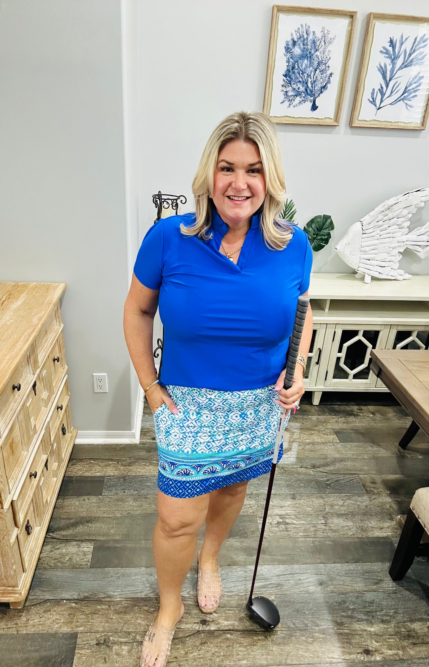 Blue Lagoon Skort
