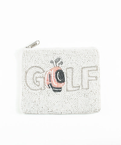 Large Beaded Coin Purse