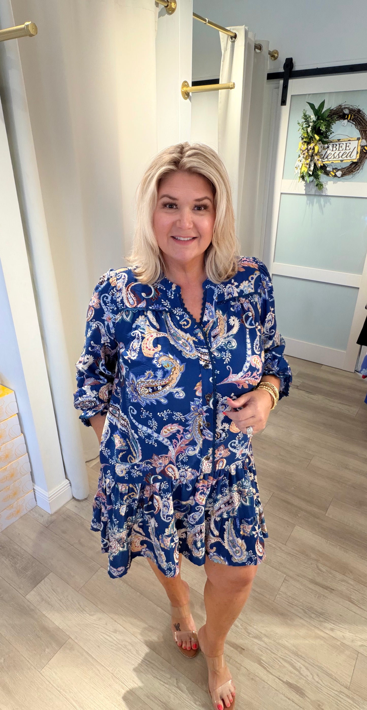 The Fall Paisley Dress