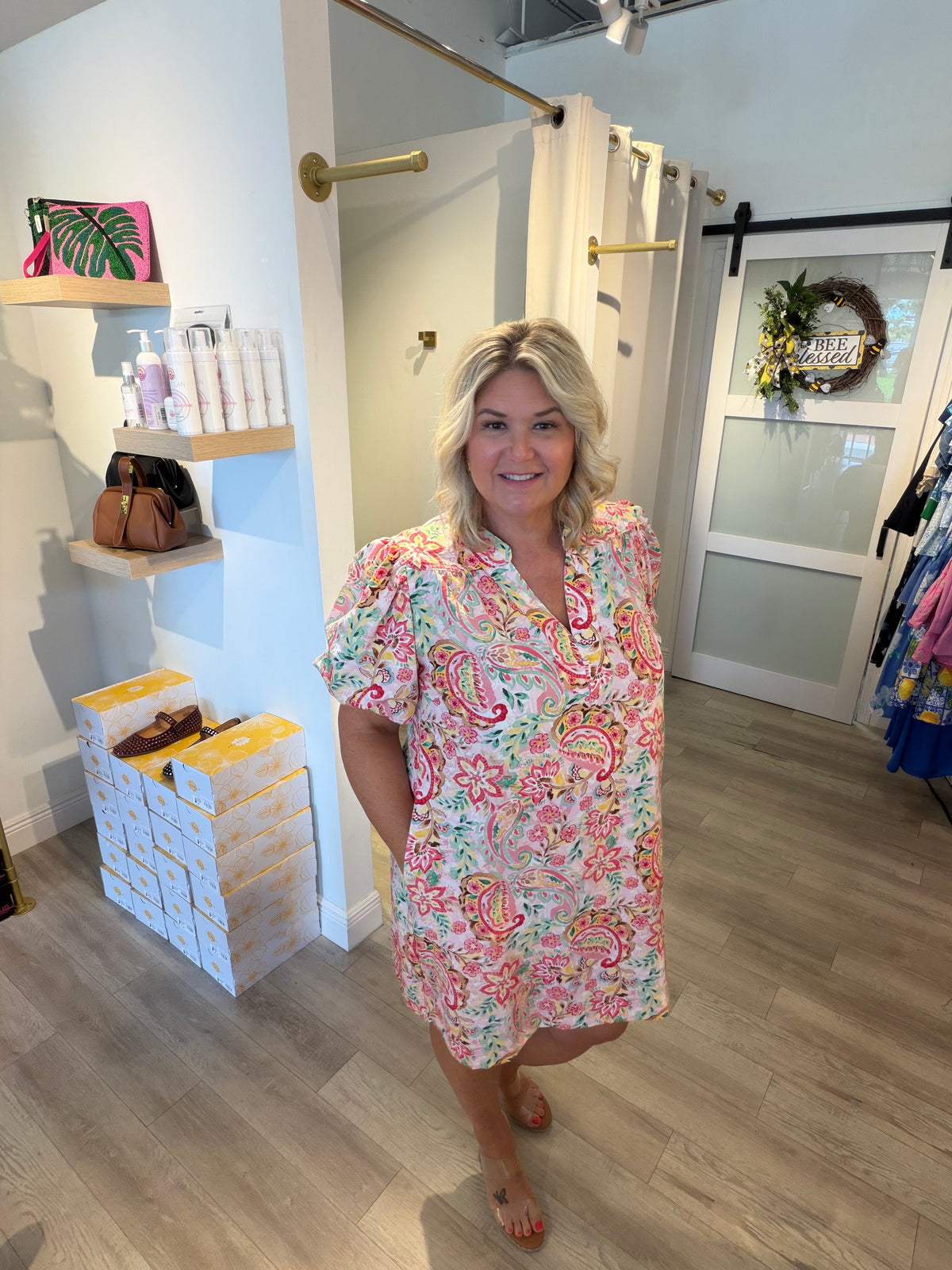 Pretty In Paisley Dress