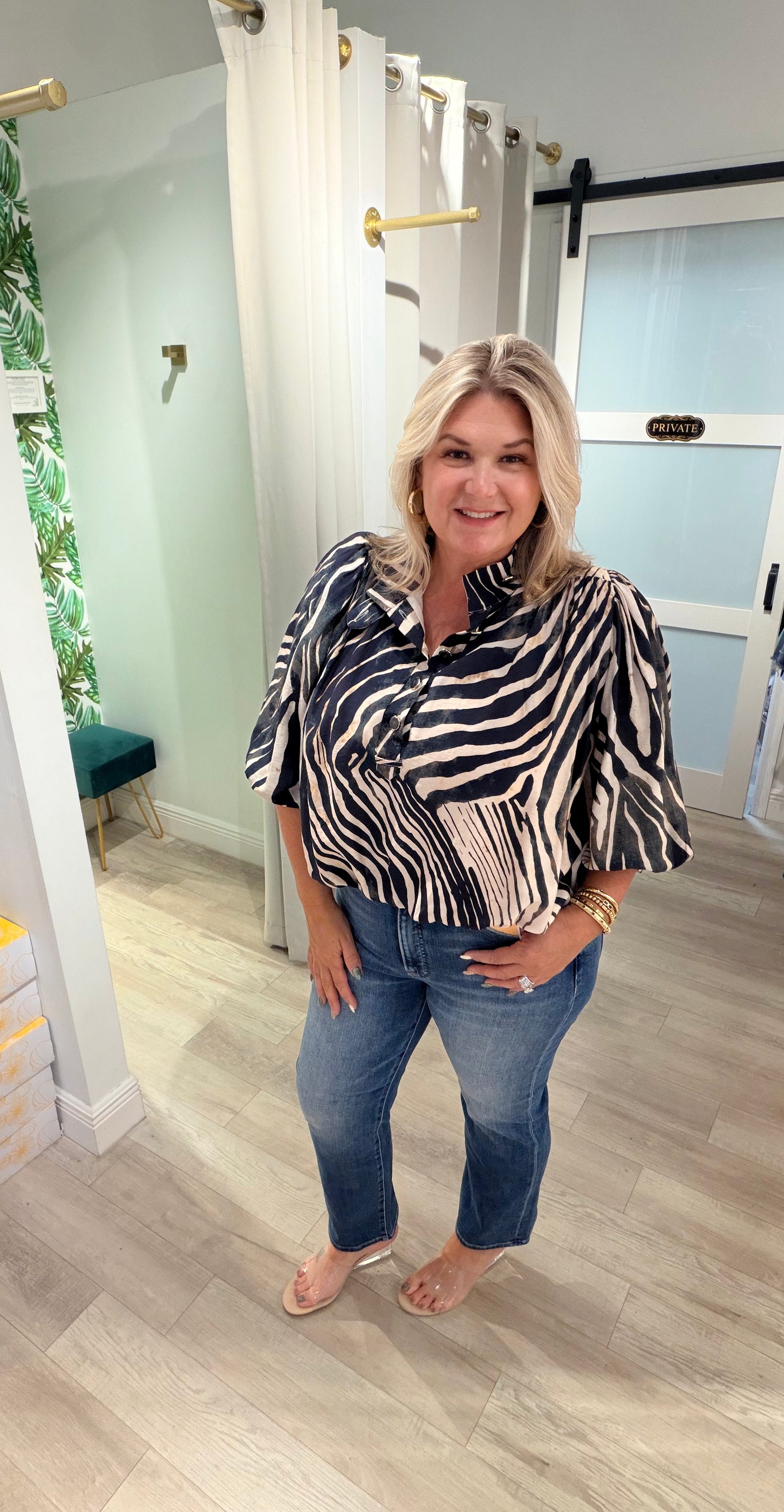 The Zebra Chic Top