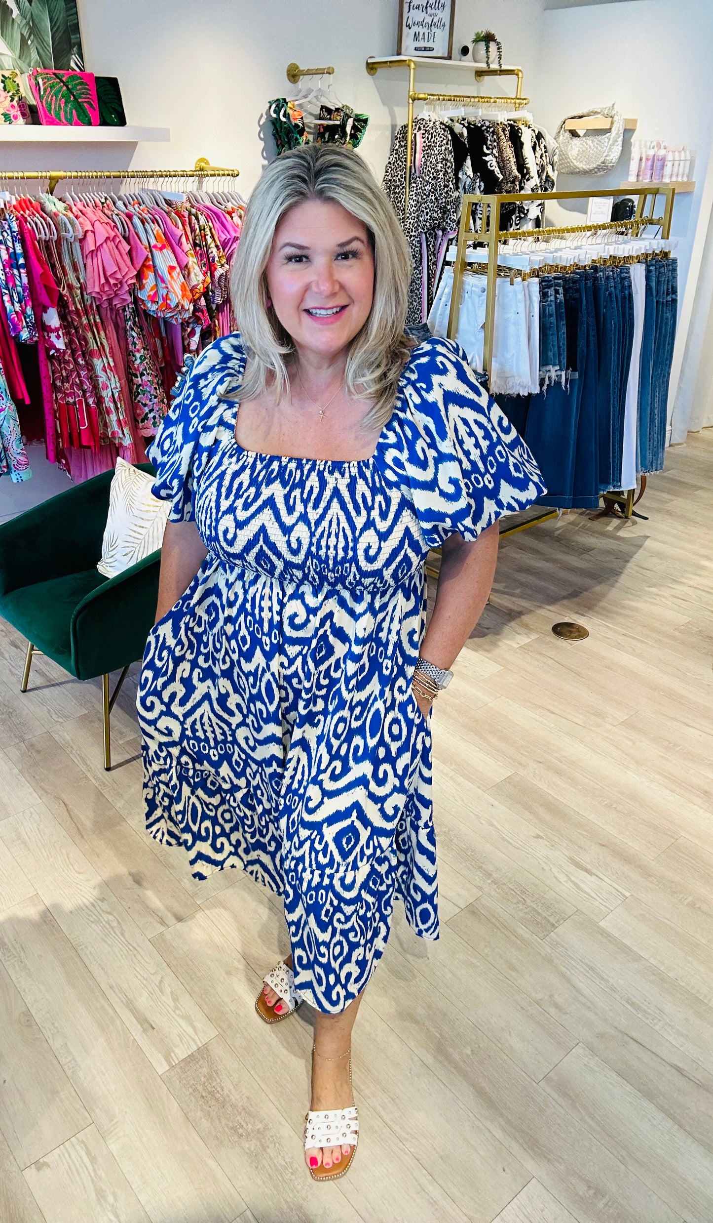 Dancing Blue Waters Dress