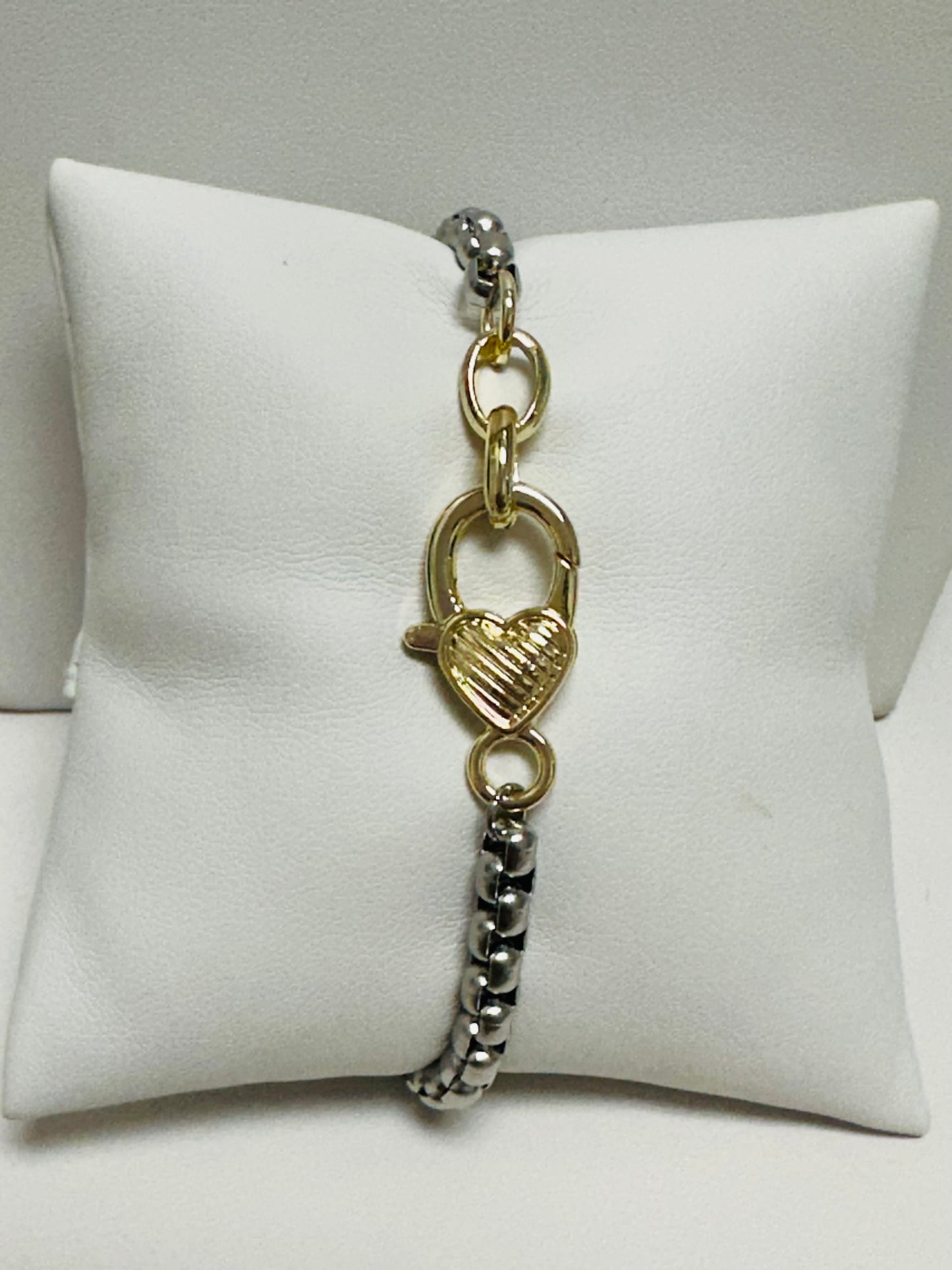 Two Tone Link Bracelet