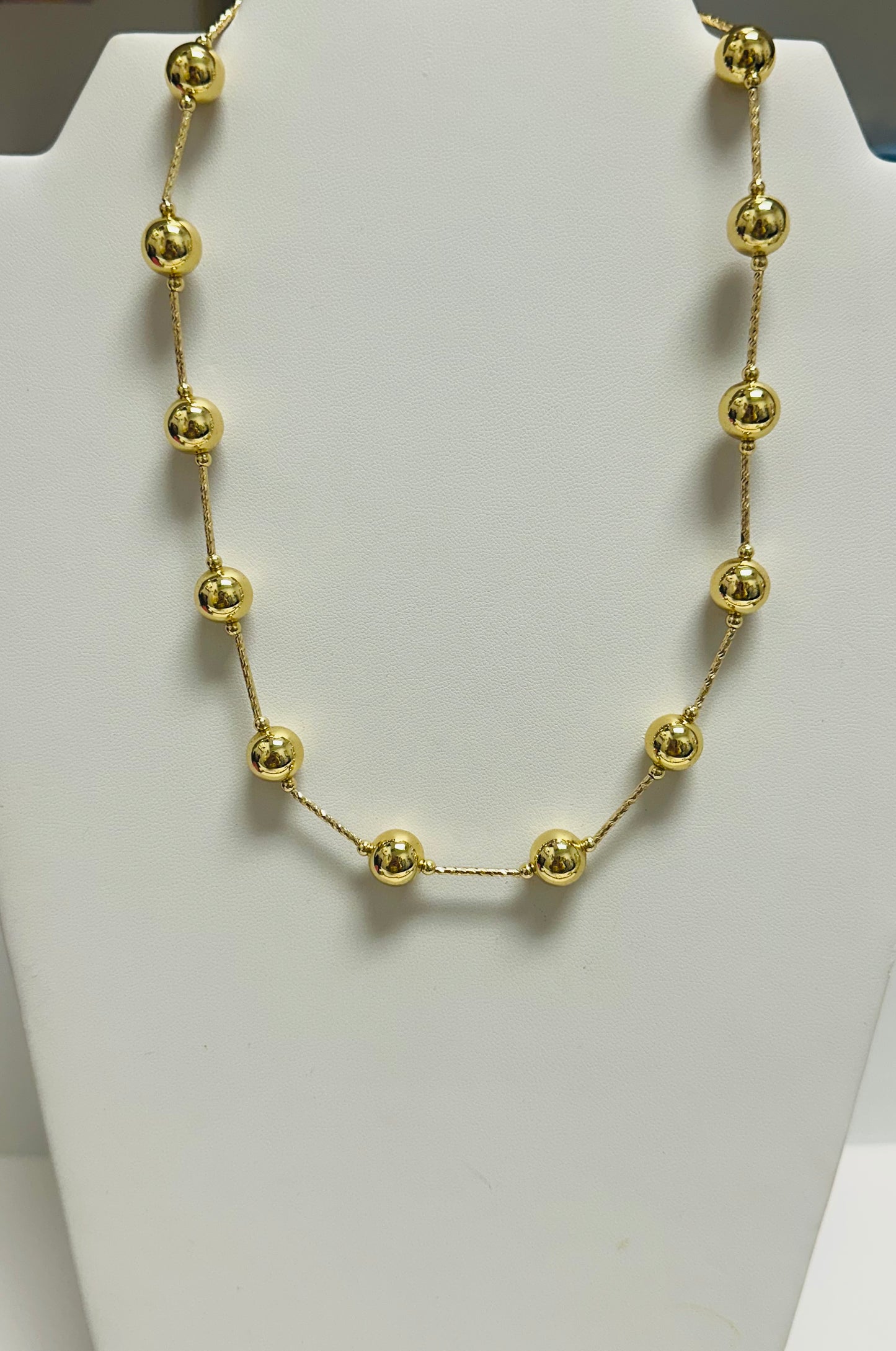 Beaded Ball Necklace