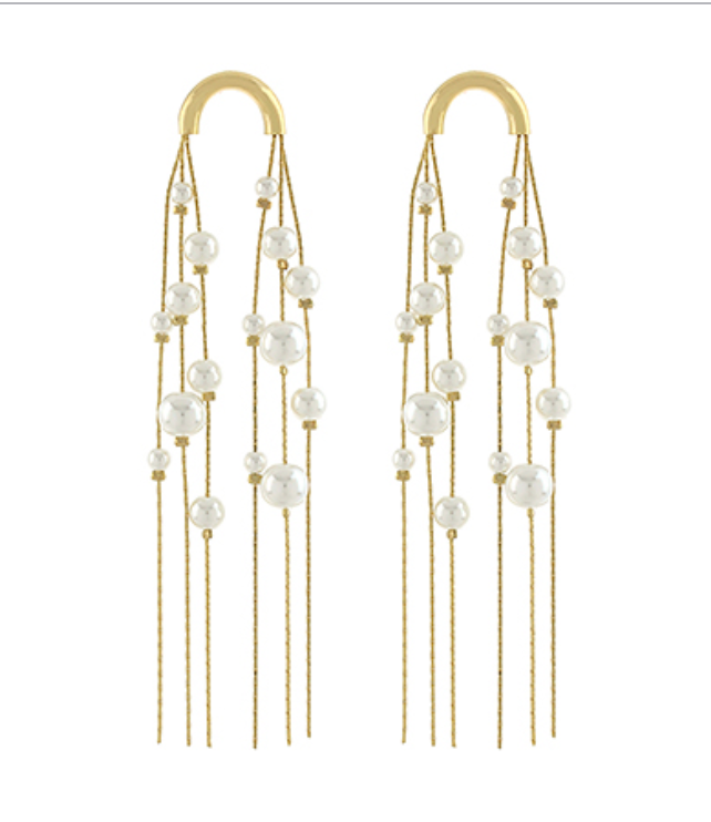 Pearl Chandelier Earrings