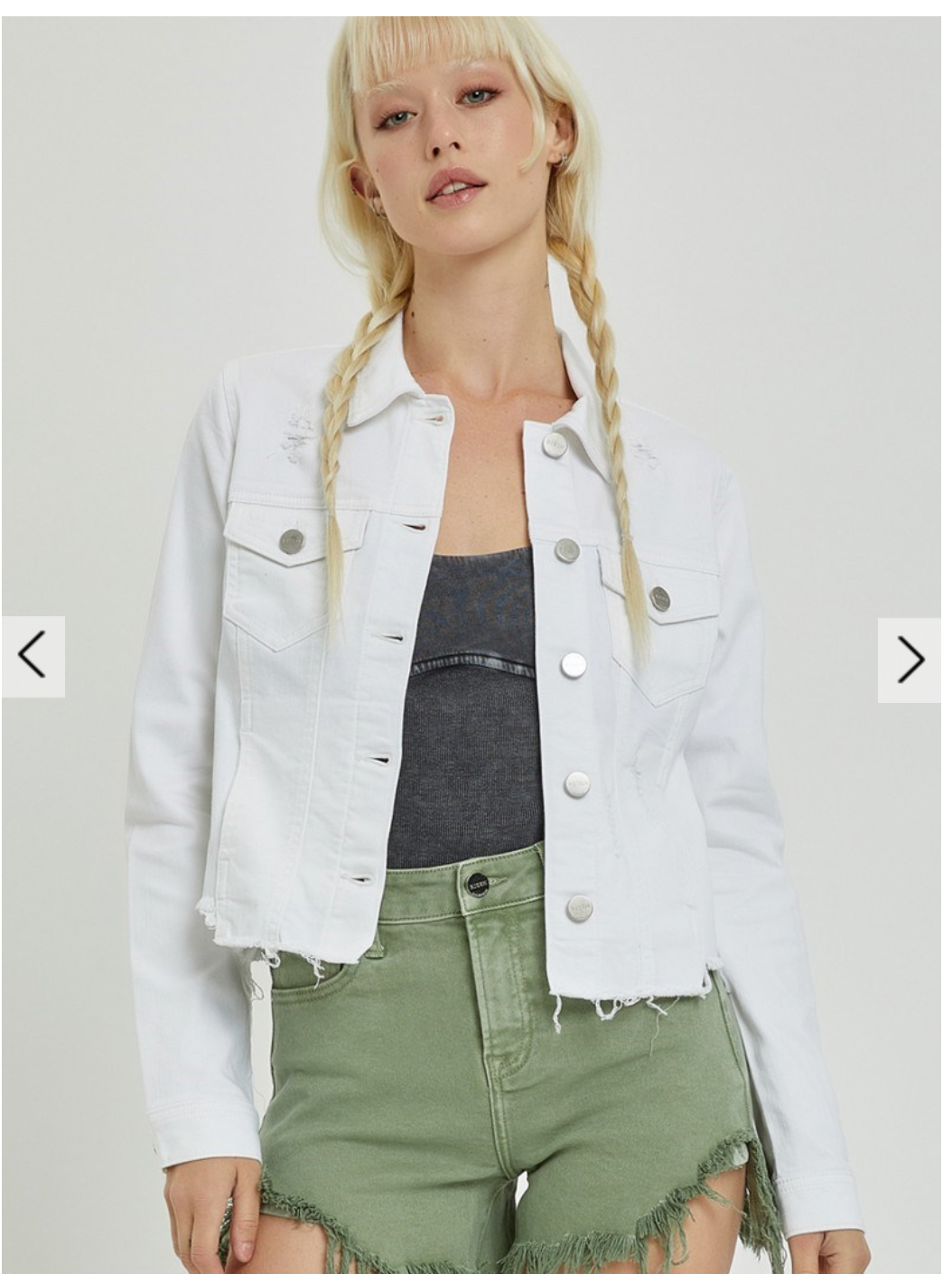 White Jean Jacket