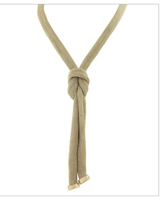 Mesh Knot Necklace