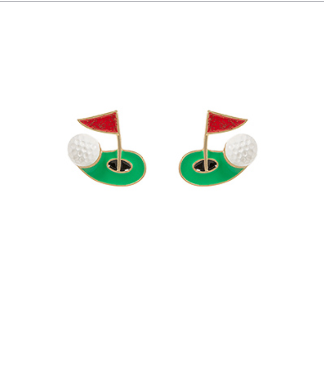 Golf Studs Earrings