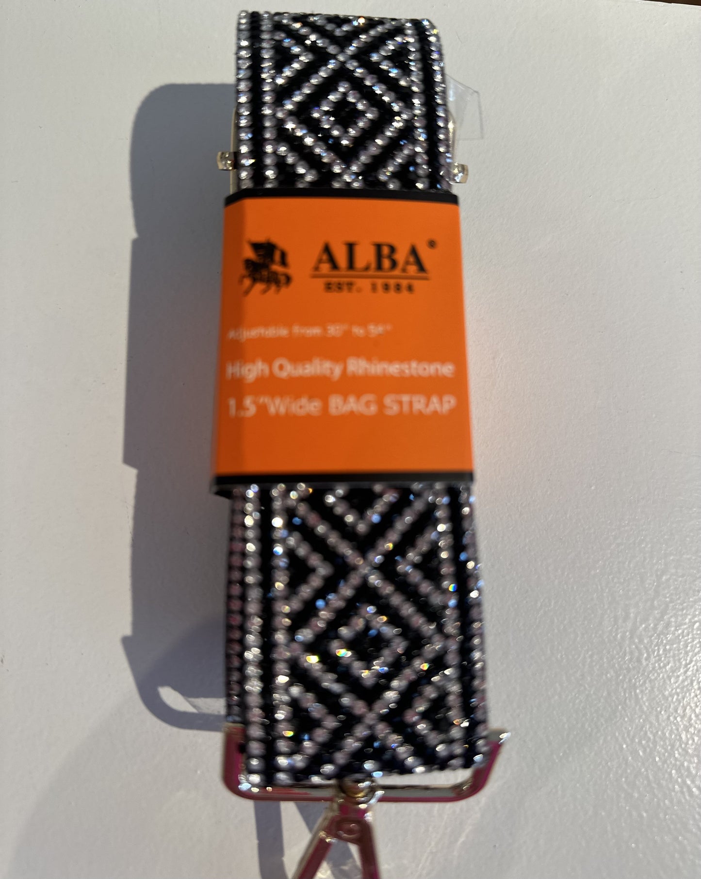 Rhinestone guitar strap