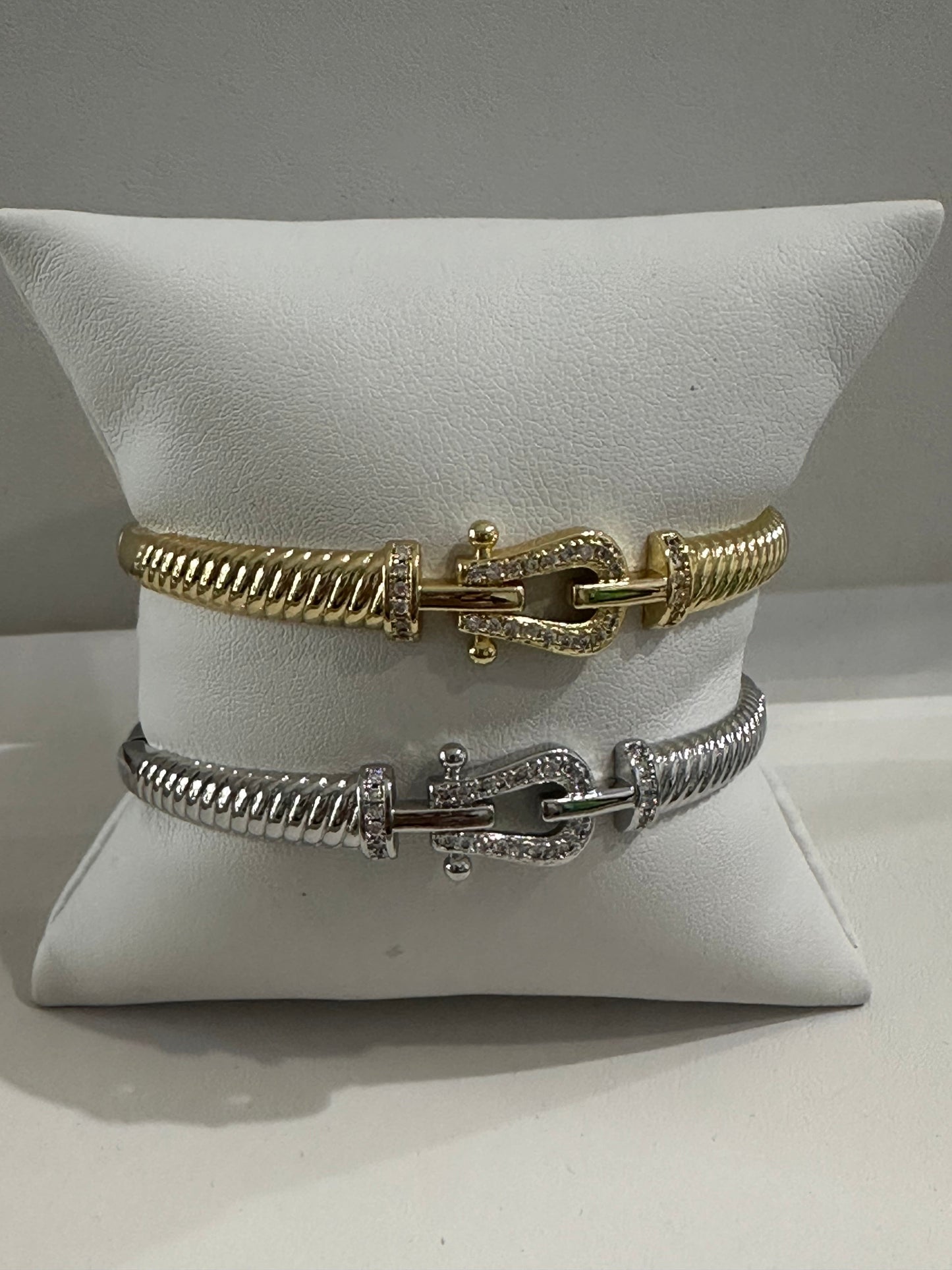 Twisted Buckle Bangle