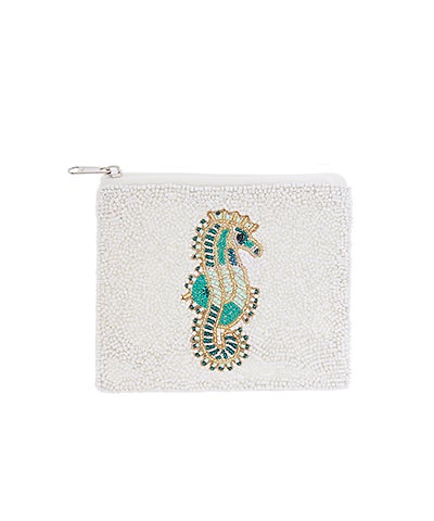 Seahorse coin pouch
