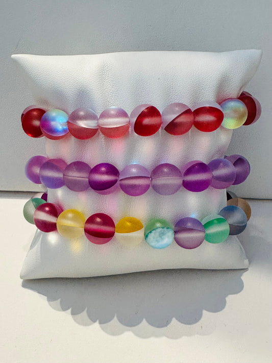 Mermaid Glass Bead Bracelet