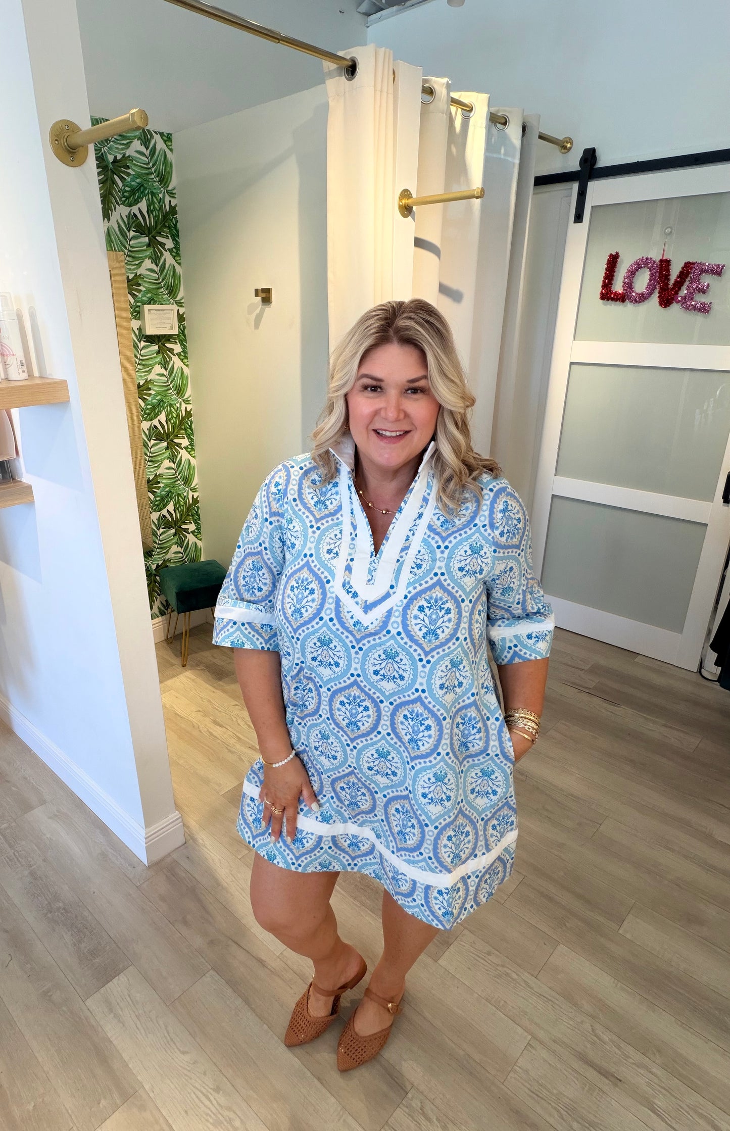 Seabreeze Medallion Dress