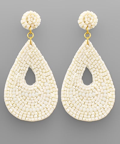 Beaded Tear Drop
