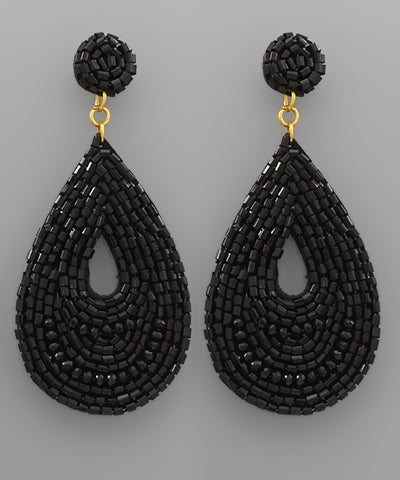 Beaded Tear Drop