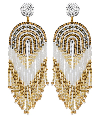 Rainbow Tassel Earrings