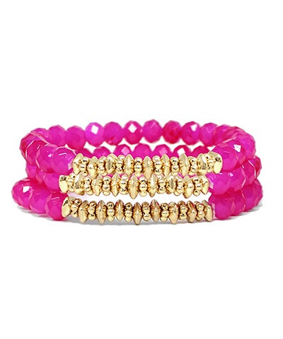 Glass Bead Bracelet