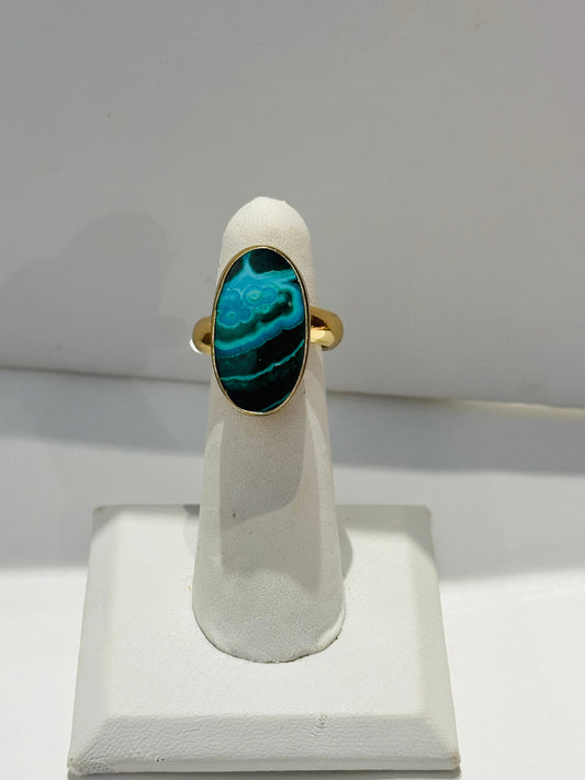 Shattuckite Ring