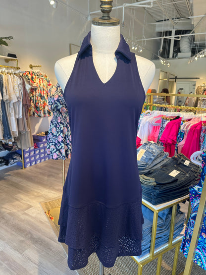 Eyelet Racerback Dress
