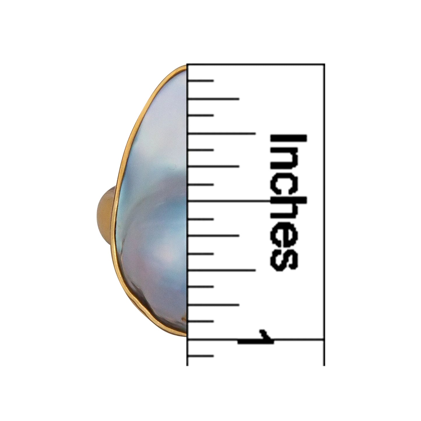 Mabe Blister Pearl Ring