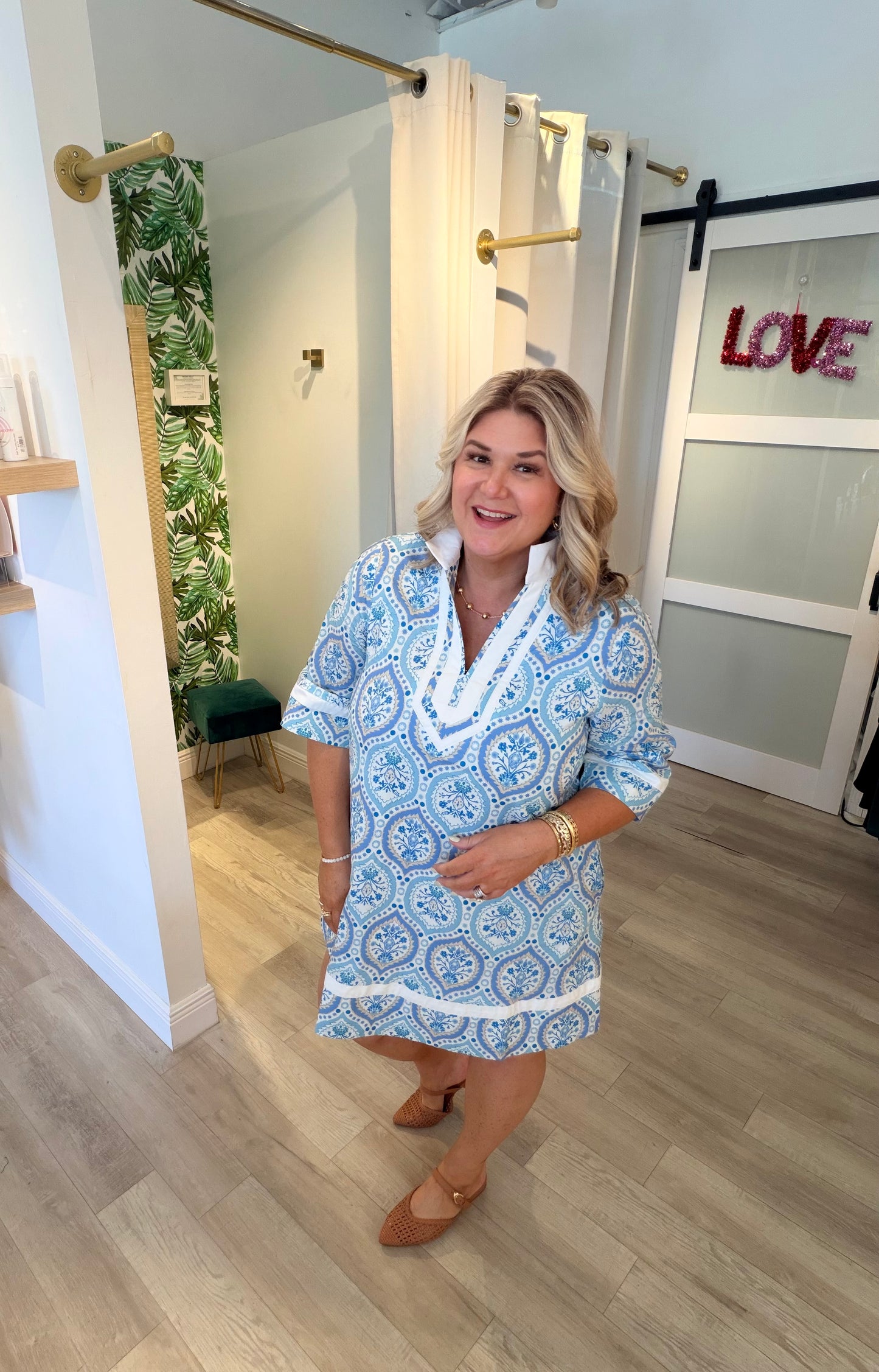 Seabreeze Medallion Dress
