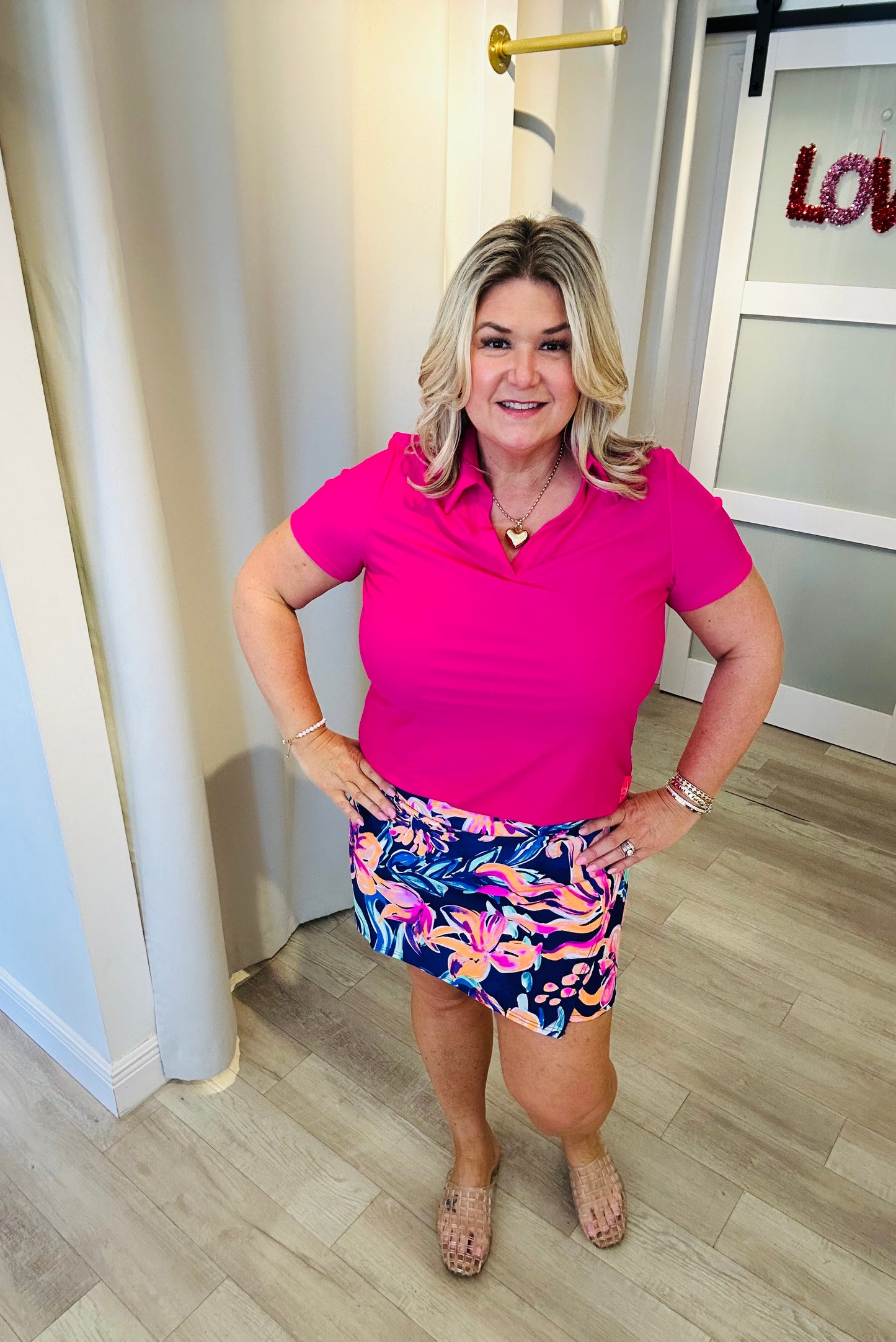 Orchid Oasis Skort