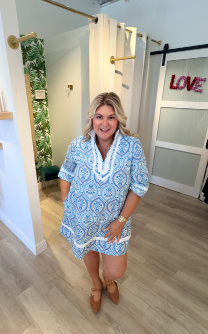 Seabreeze Medallion Dress