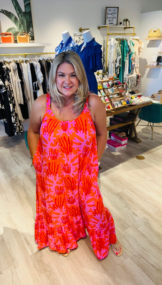 Fire Coral Dress