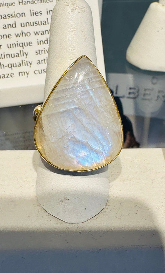Moonstone Rings