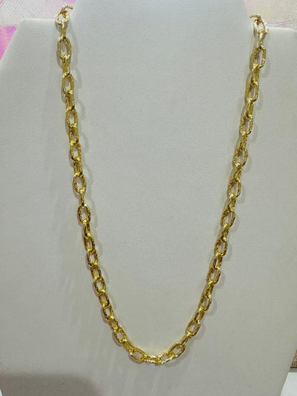 Small Diamond Cut Link