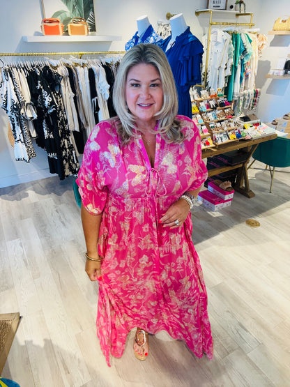 Butterfly Flower Kaftan