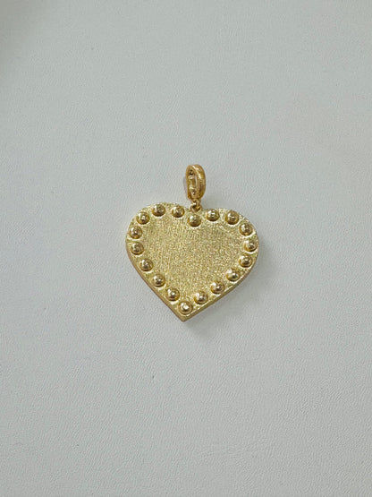 Studded Heart Pendent
