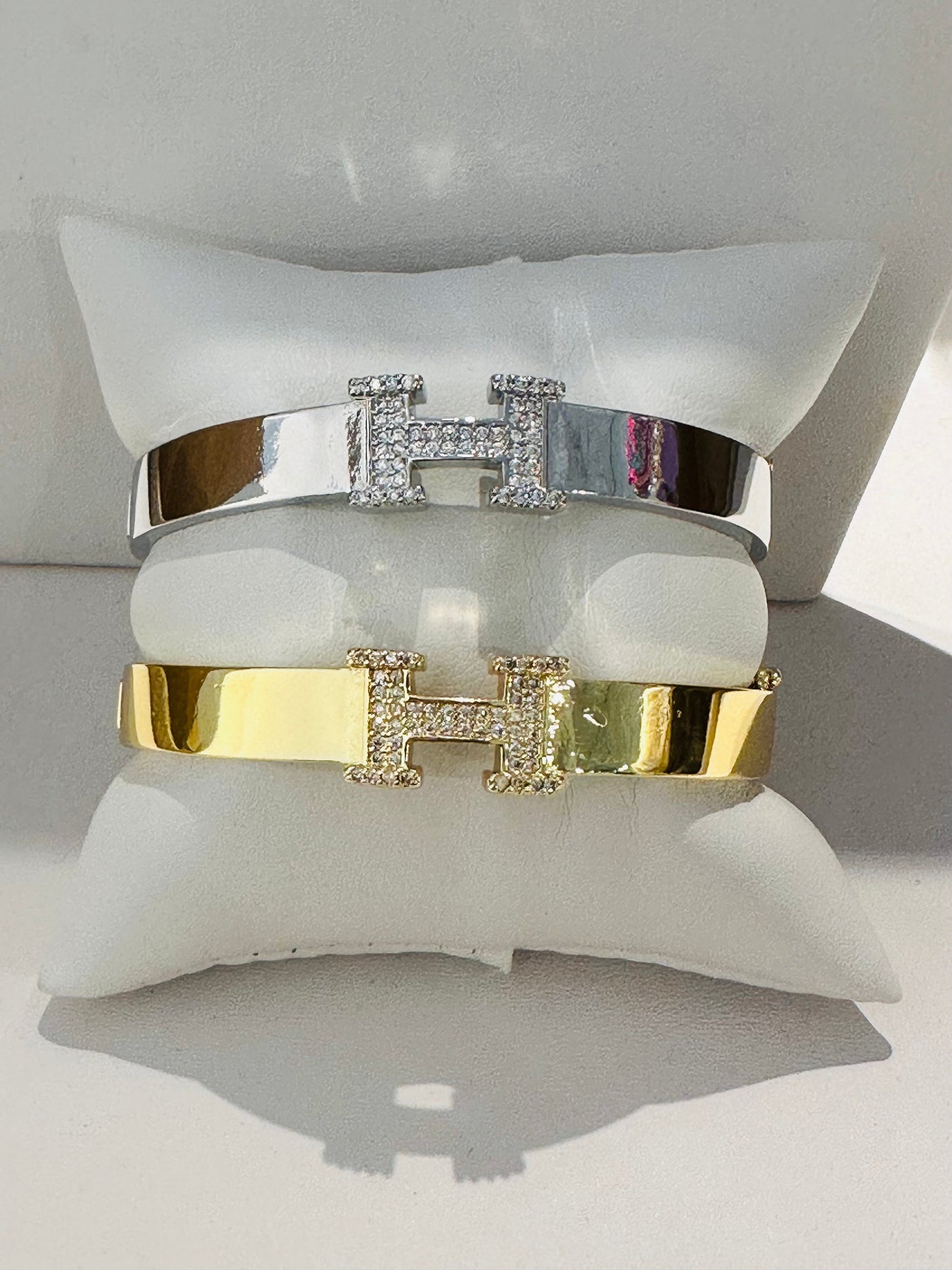 H Pave Bangle