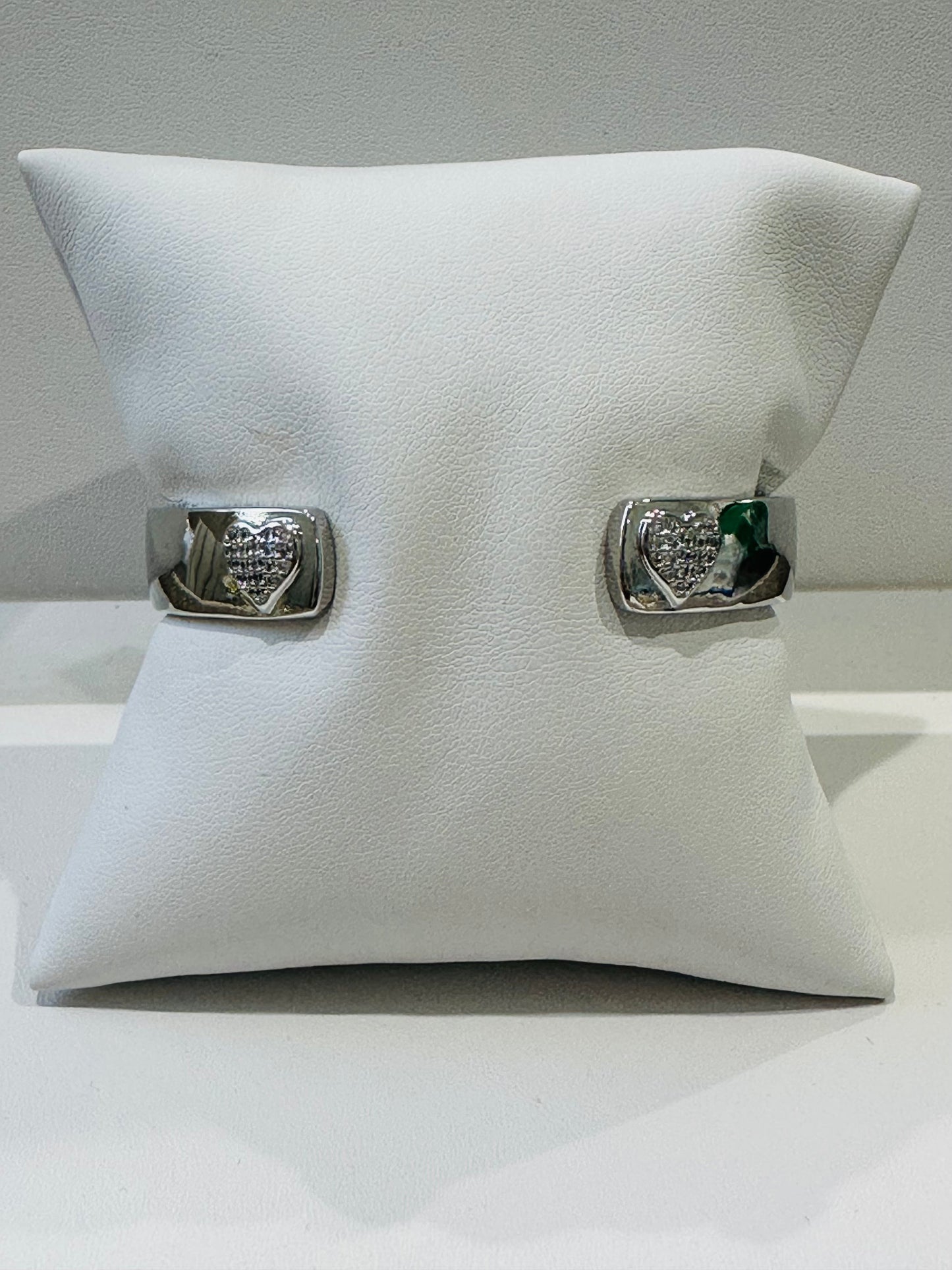 Double Hearts Bangle