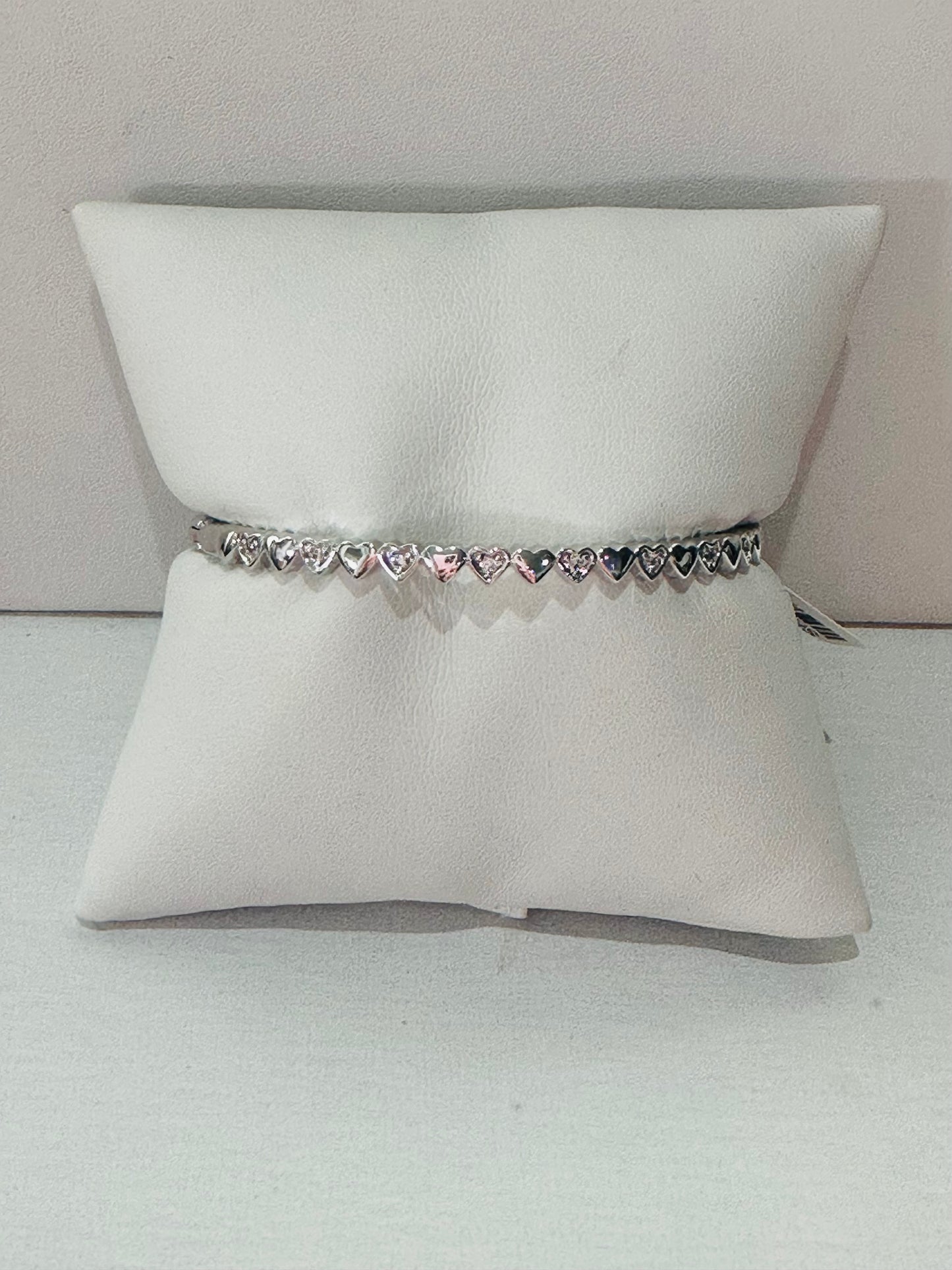 Heart Bangle Bracelet
